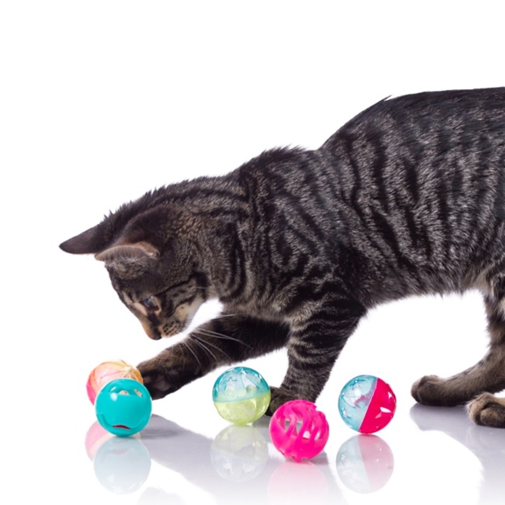 🧶 4 PIECE KITTY CAT BALL SET 🧶